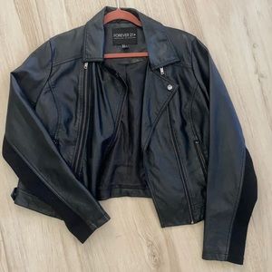 Faux Leather Jacket